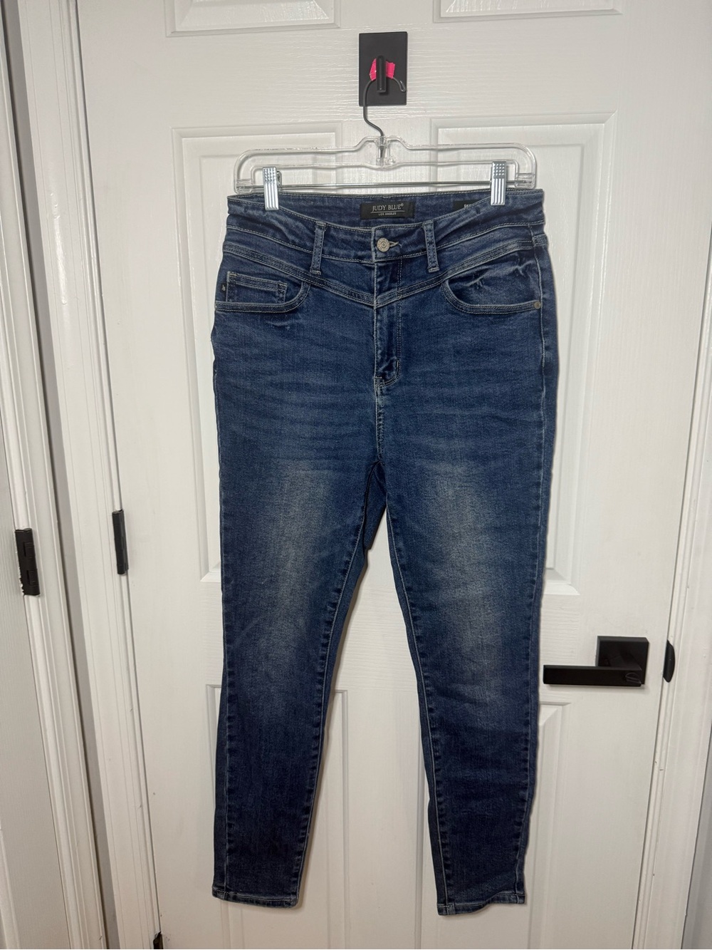 Judy Blue Women's Skinny Jeans in Dark Blue Wash